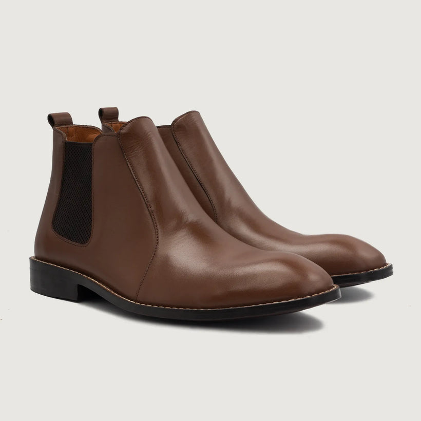 Clarkson Chelsea Коричневая Leather Boots мужская