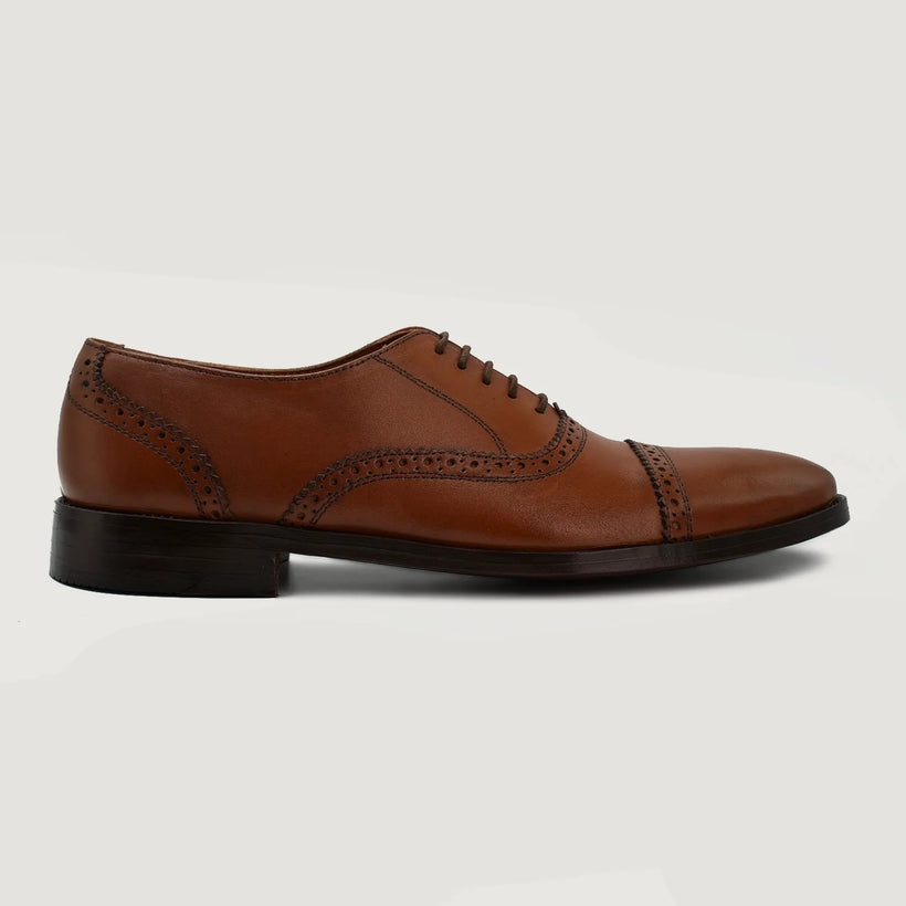 Greyson Brogues Oxford Рыжий Кожаная обувь для Мужчин
