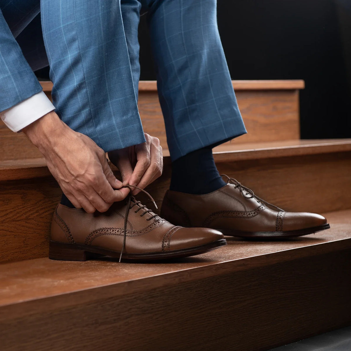 Orlaven Greyson Brogues Oxford Коричневый Кожаная обувь для Мужчин footwear image 10