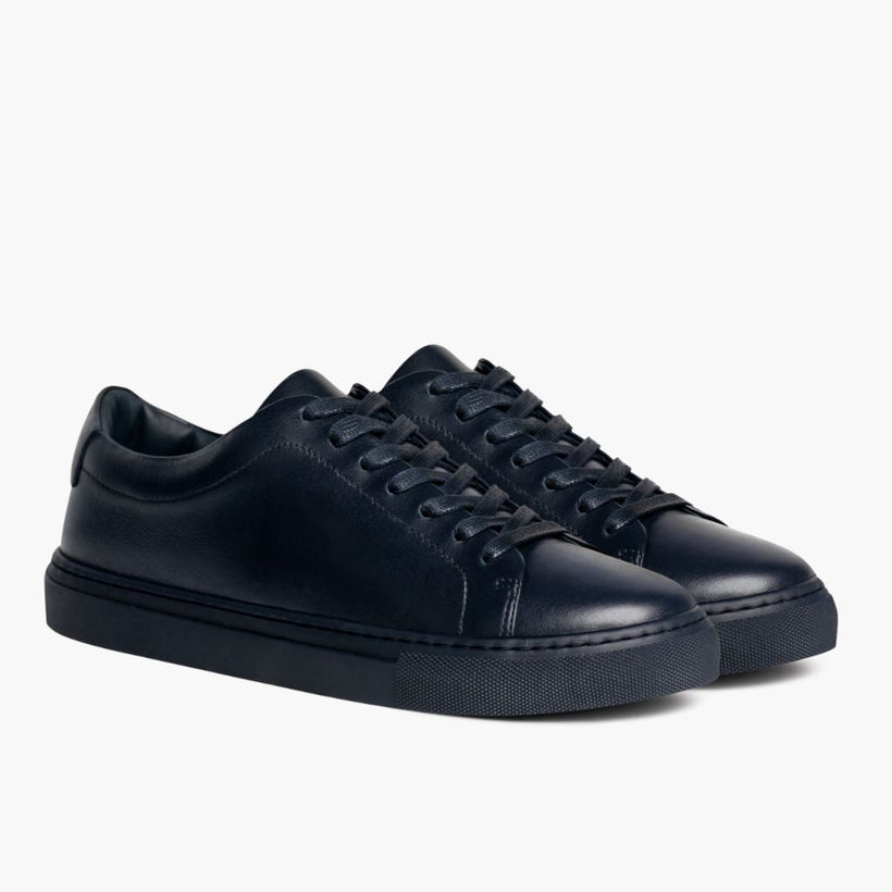 Encore Navy Leather Sneakers женская