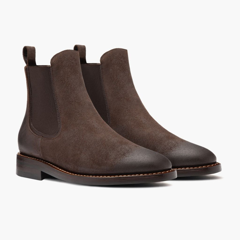 Duke Chocolate Suede Leather Boots мужская