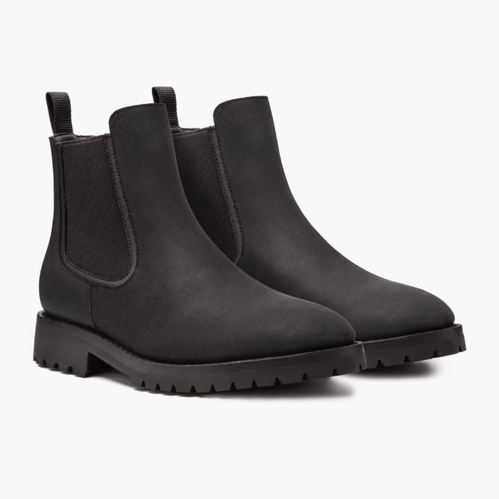Legend Black Matte Leather Boots