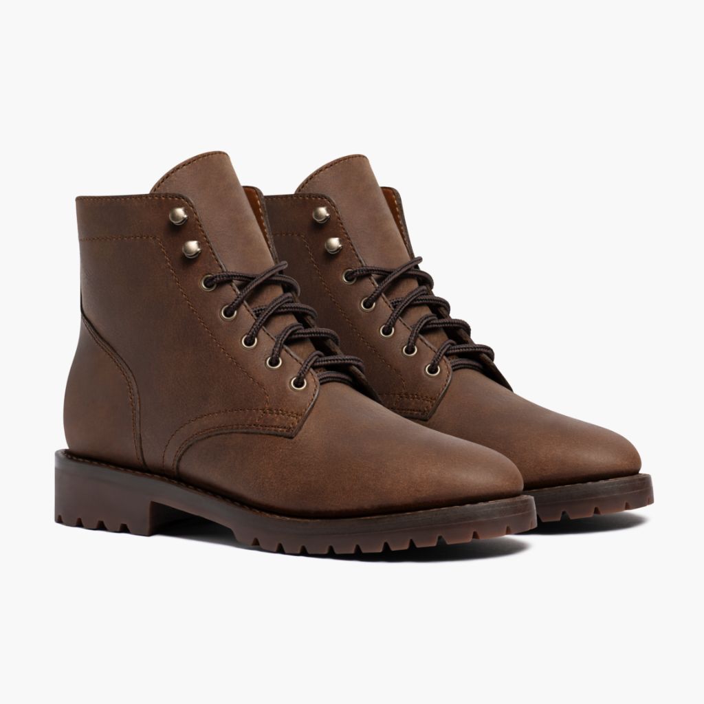 President StormKing® Desert Коричневый Кожаные ботинки для Мужчин For Men in Brown Full-Grain Leather - Вид сбоку | Купить в официальном онлайн-магазине