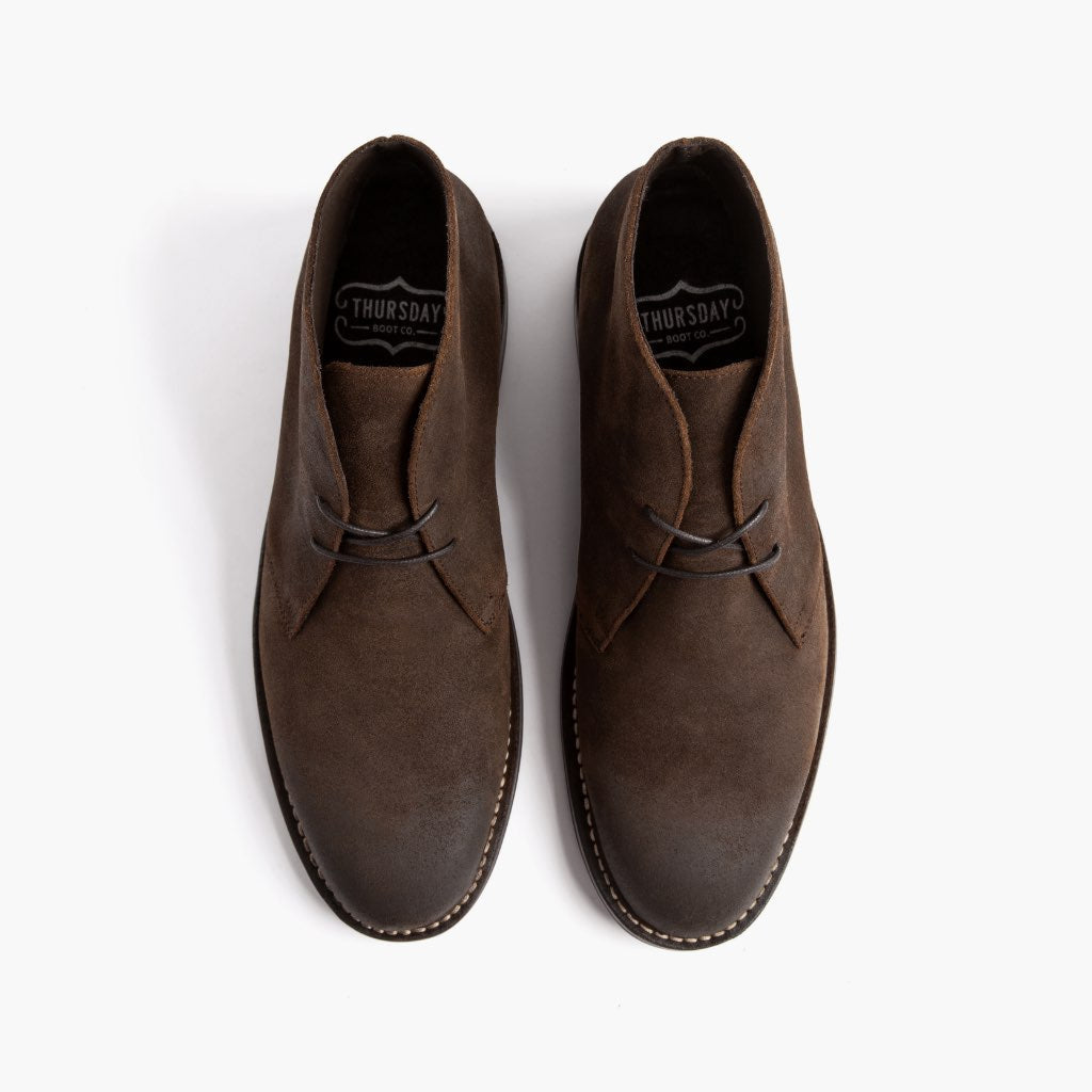 Scout Mocha Кожаные ботинки для Мужчин For Men - Усиленный задник и точная двойная строчка