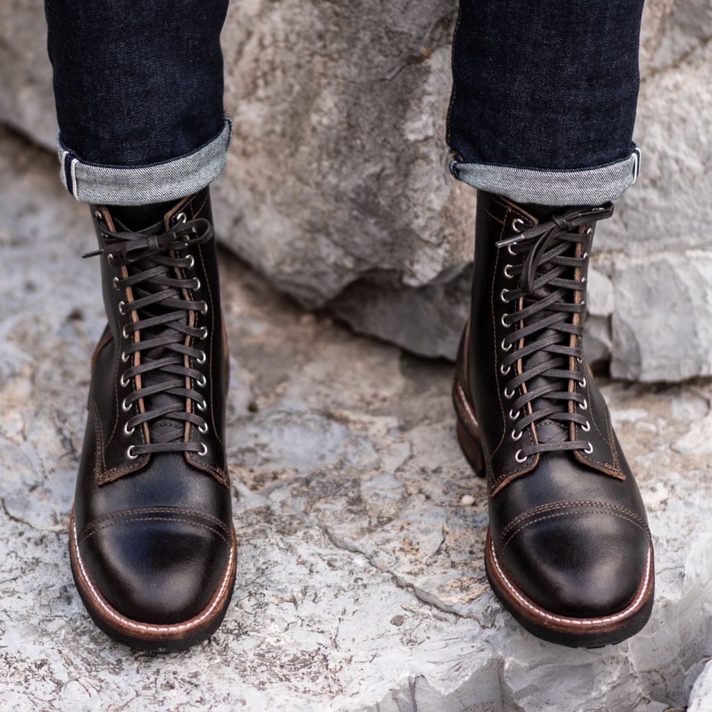 Styled On-Foot Perspective Demonstrating Ankle Fit & Silhouette on Model