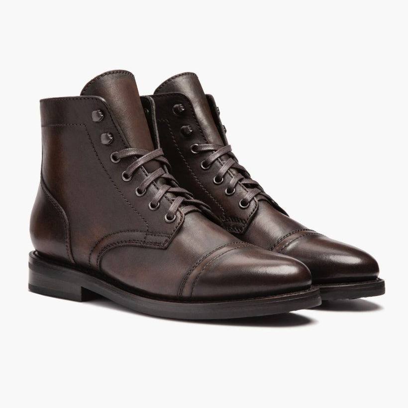 Captain Черная Coffee Leather Boots женская