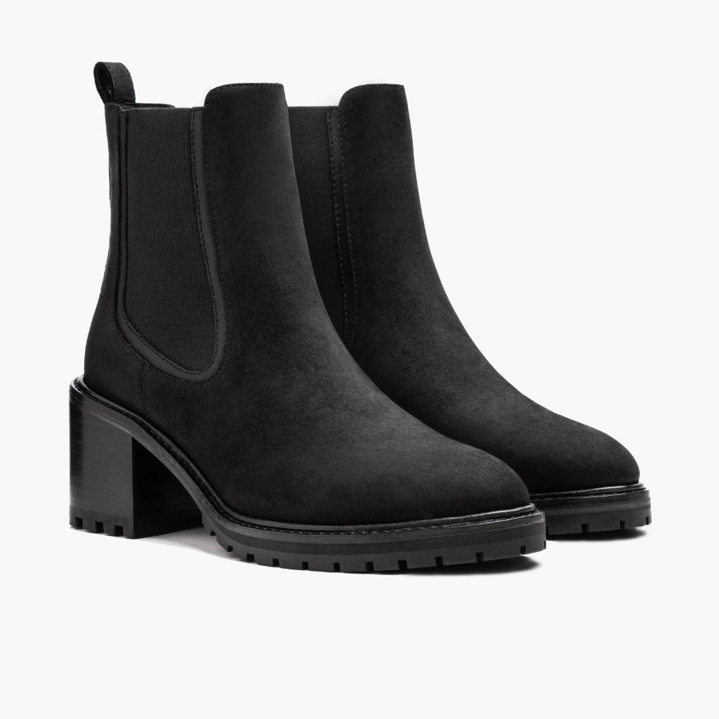 Black Full-Grain leather Boots - Рантовая конструкция Goodyear Welt и носок обуви