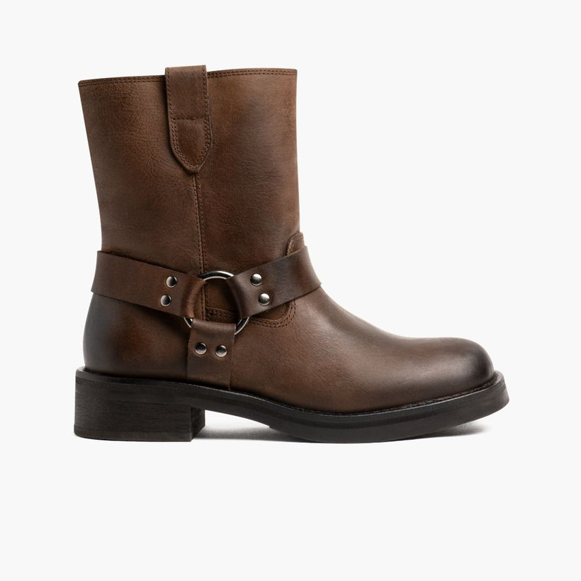 Outlaw Light Tobacco Leather Boots женская