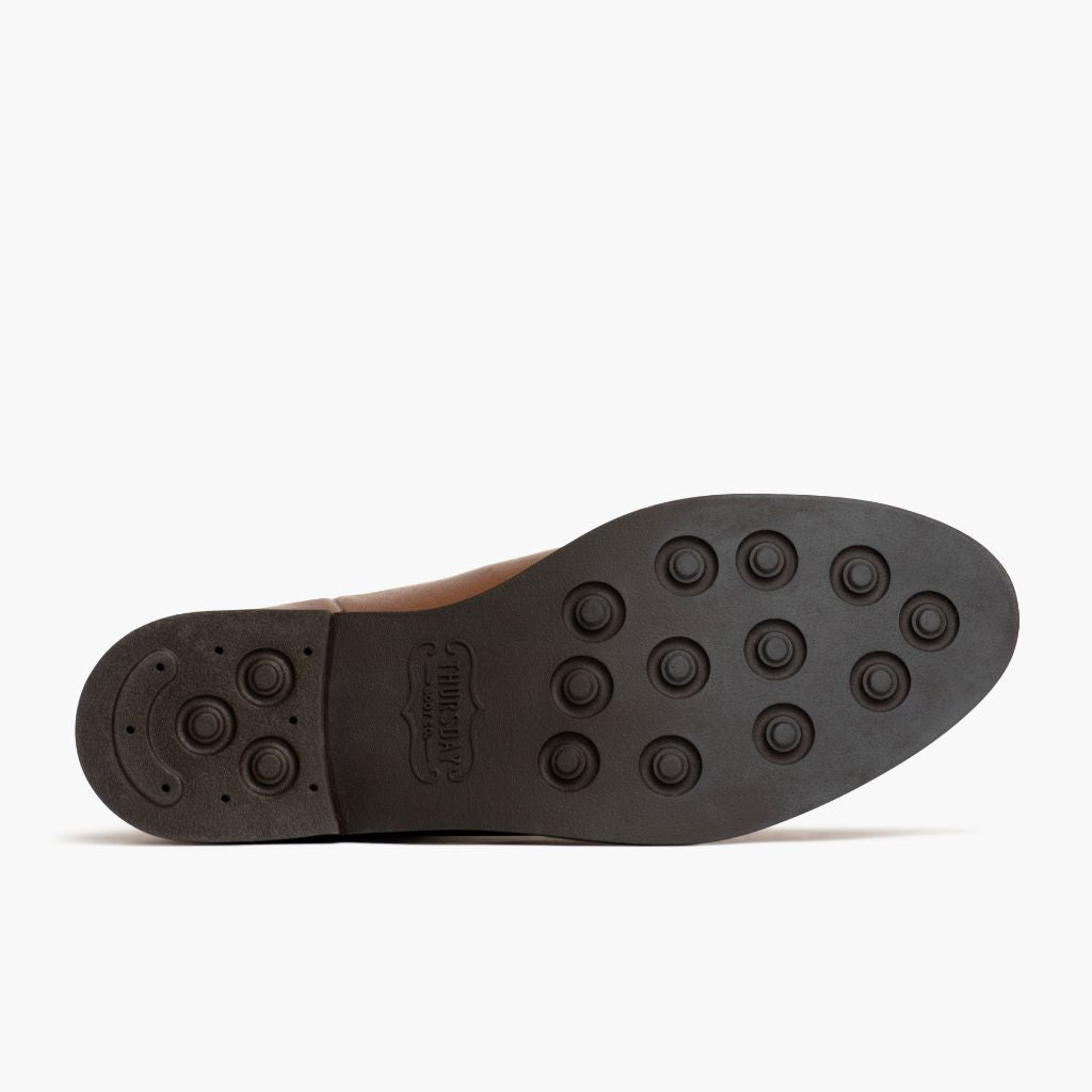 High-Traction Rubber Outsole & Lug Tread Pattern on Duchess Amber Wheat Кожаные ботинки для Женщин