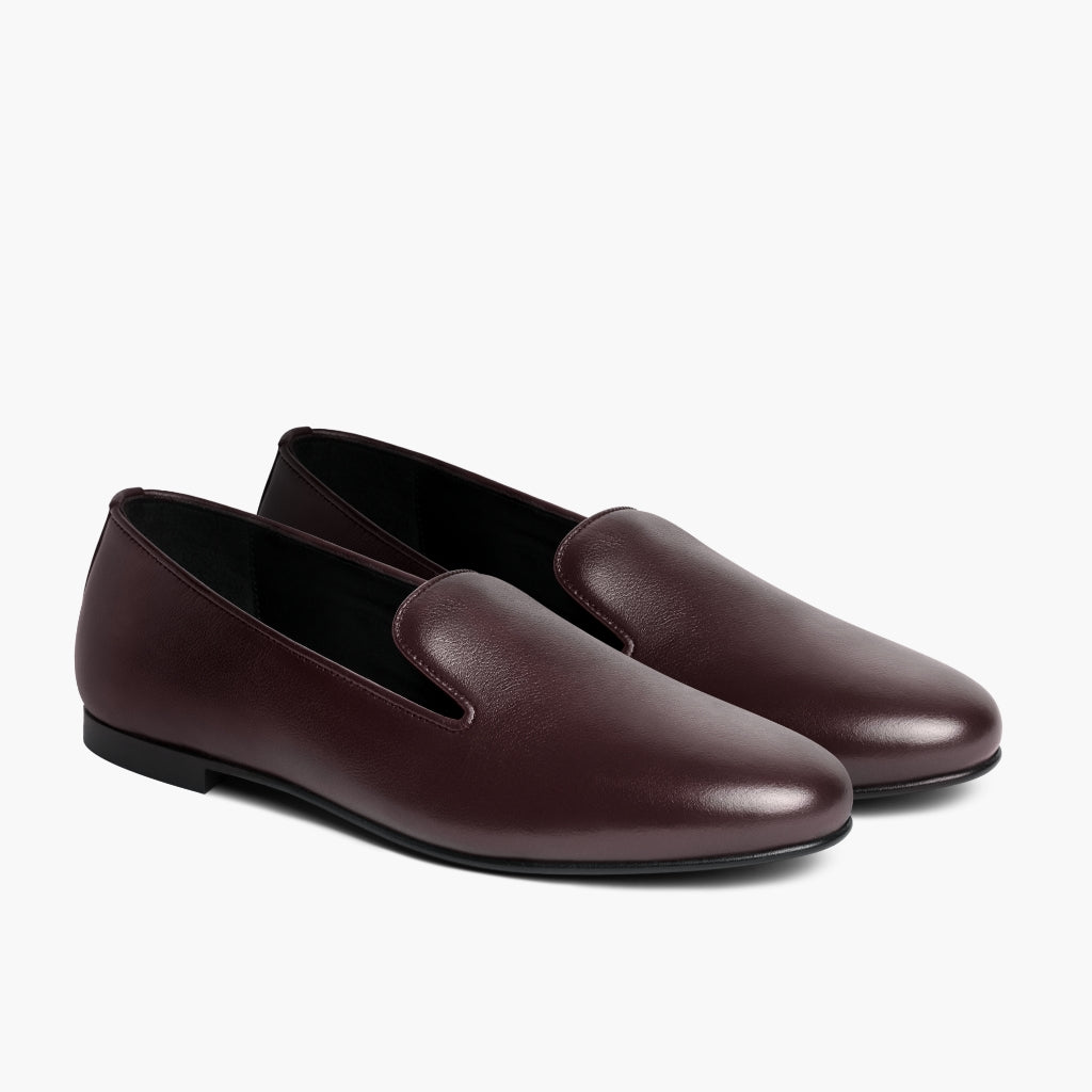 Eden Бургунди Кожаные ботинки для Женщин in Burgundy Full-Grain Leather - Вид сбоку | Купить в официальном онлайн-магазине