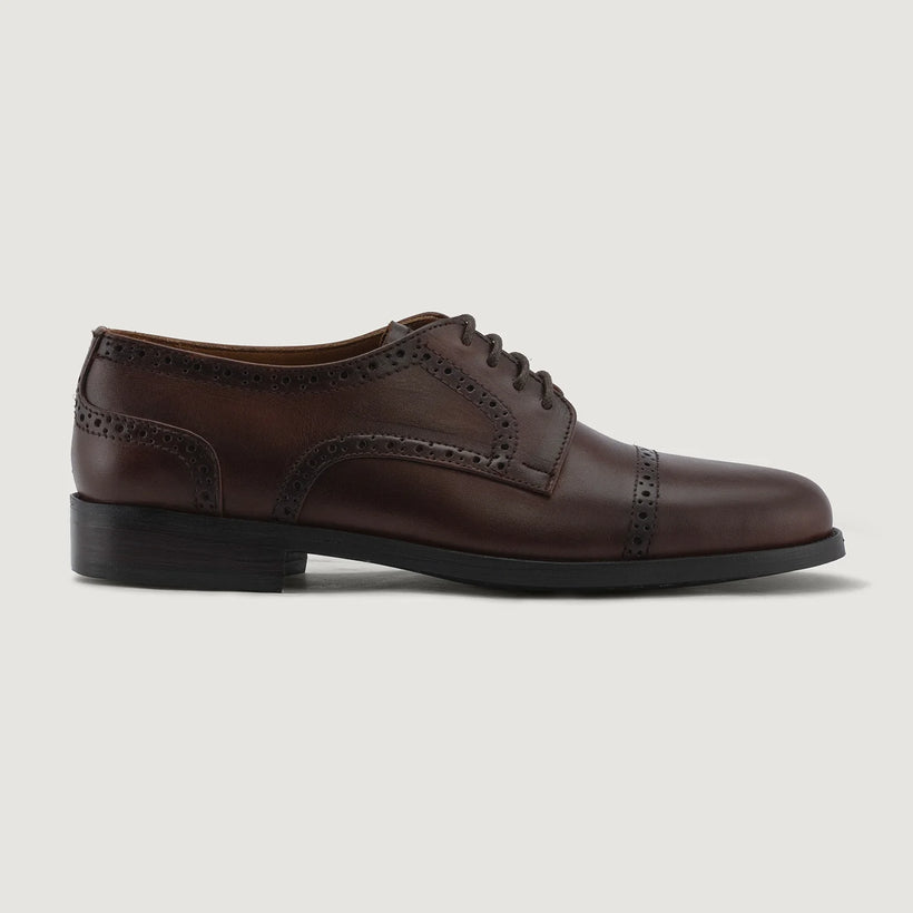 Dirk Brogues Derby Коричневая Leather Shoes - StudGuard мужская
