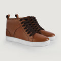 Marty High Top Рыжий Кожаные кеды для Мужчин