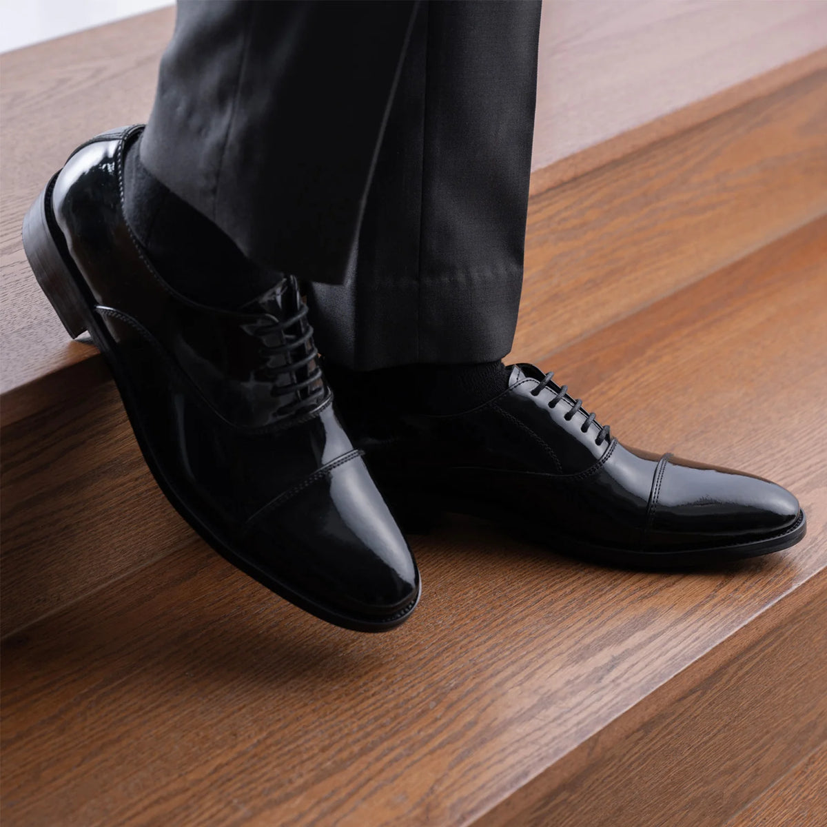 Orlaven Professor Oxford Черный Кожаная обувь для Мужчин footwear image 9