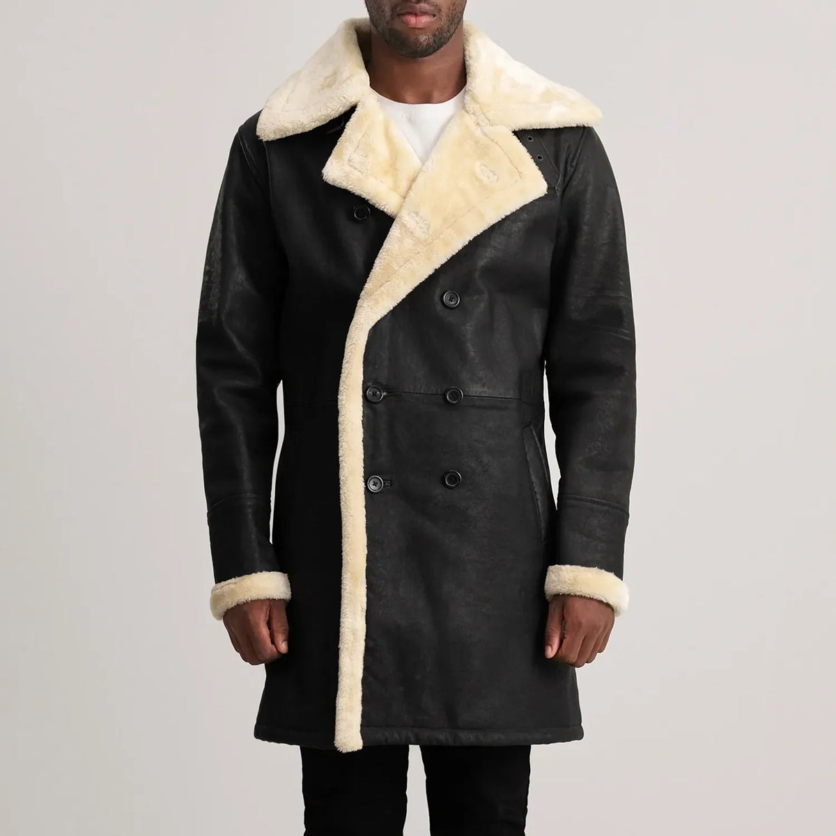 
Charles Кожаное пальто Коричневый Shearling Кожаное пальто для Мужчин – alternate product view 4