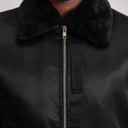 Interior View Showing Quilted Polyester Lining & Dual Inside Utility Storage Pockets