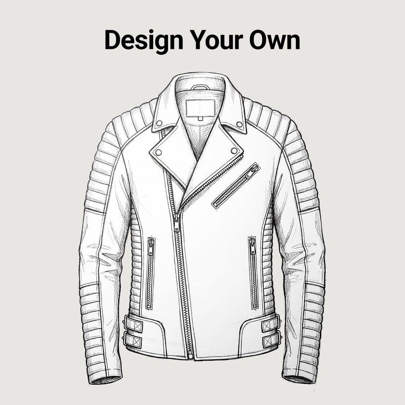 Design Your Own Кожаная куртка мужская