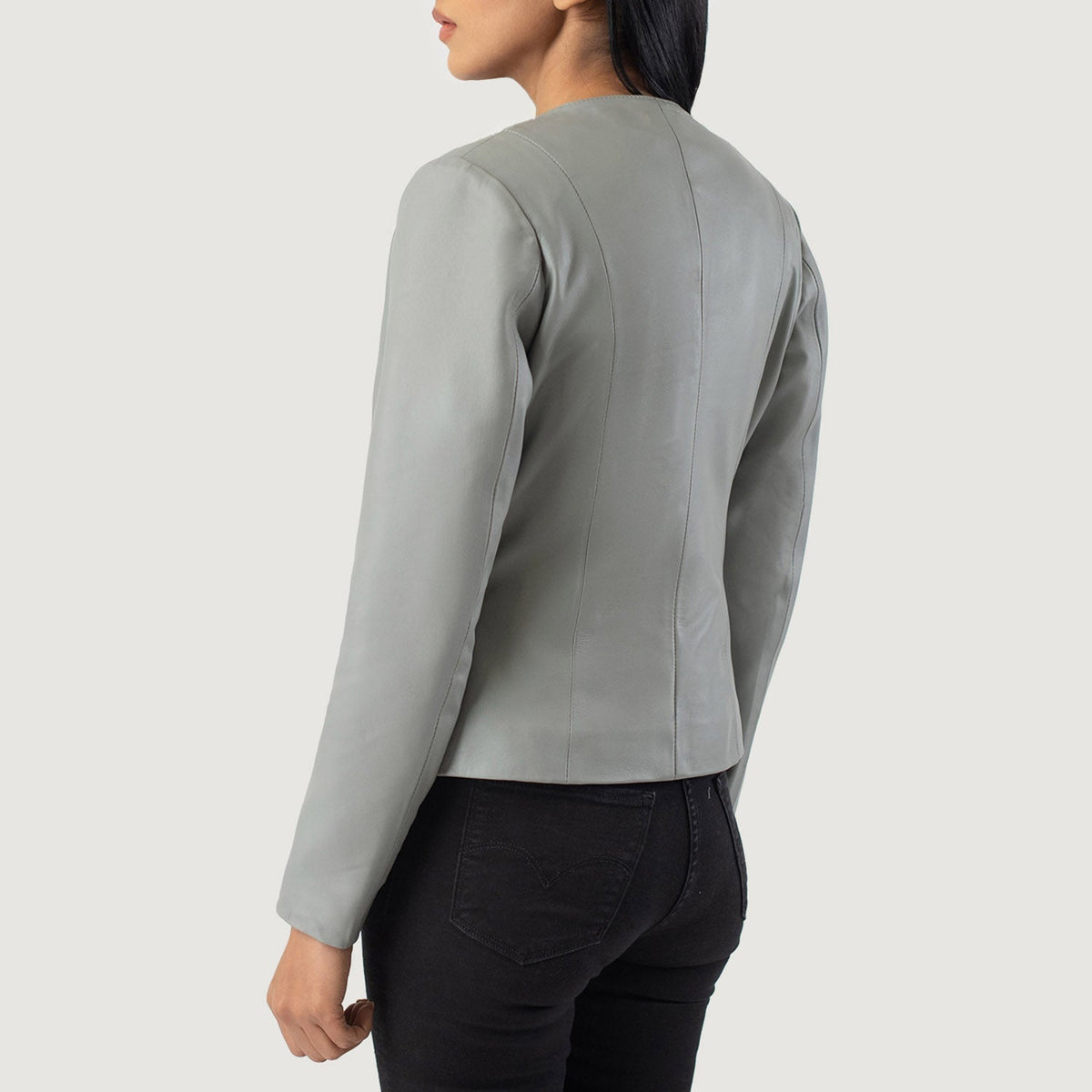 
Elixir Collarless Кожаная курткадля Женщин – alternate product view 3
