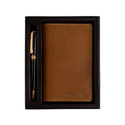 
Giftset Leather Writing Case and Pen (Passport holder) in Classic Full-Grain Leather - Вид спереди и приталенный силуэт | Купить в официальном онлайн-магазине