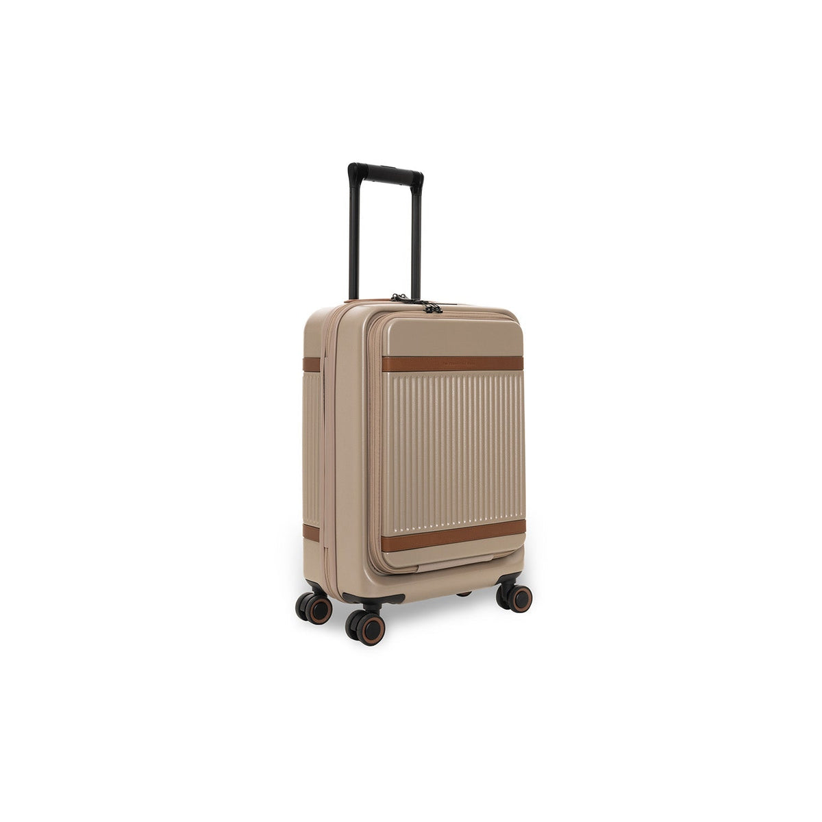 
Hand Luggage Suitcase Front Pocket Zuna для Женщин для Женщин из классической 100% цельнозерновой кожи - Вид спереди и приталенный силуэт | Купить в официальном онлайн-магазине