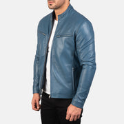 Ionic Leather Biker Jacket – alternate product view 2
