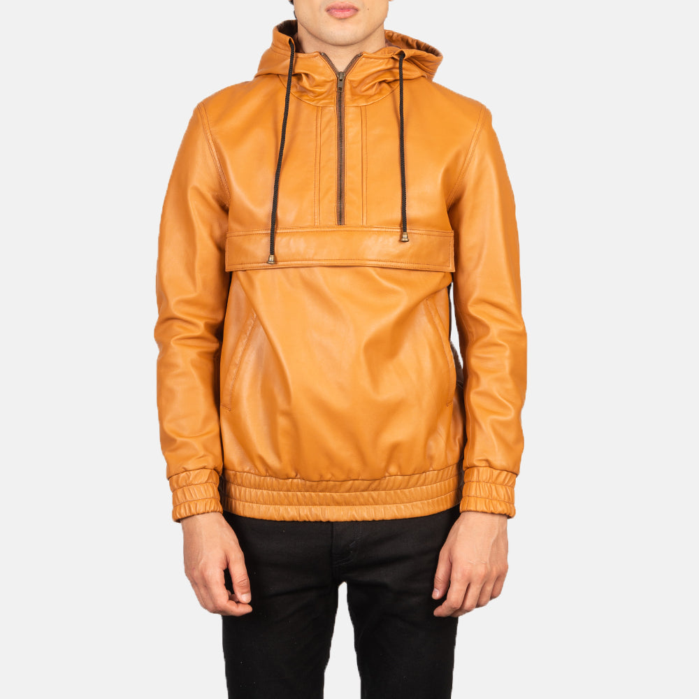 
Kenton Hooded Кожаная куртка для Мужчин – alternate product view 1