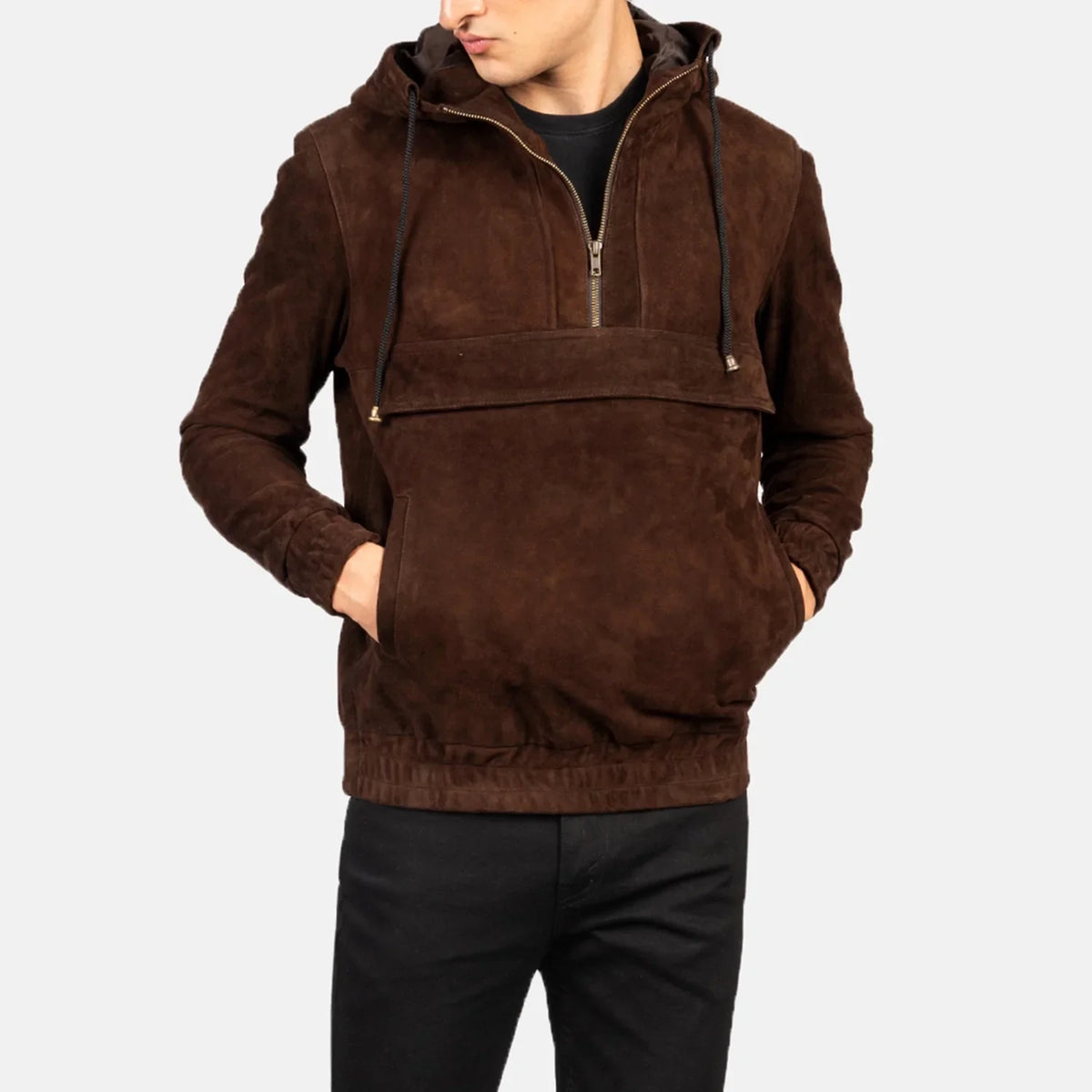 
Kenton Hooded Кожаная куртка для Мужчин – alternate product view 1