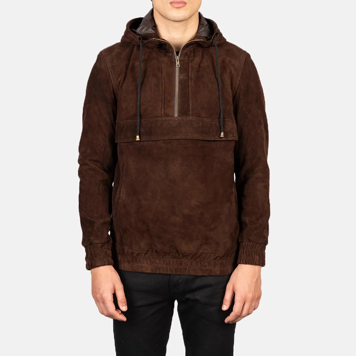 
Kenton Hooded Кожаная куртка для Мужчин – alternate product view 4