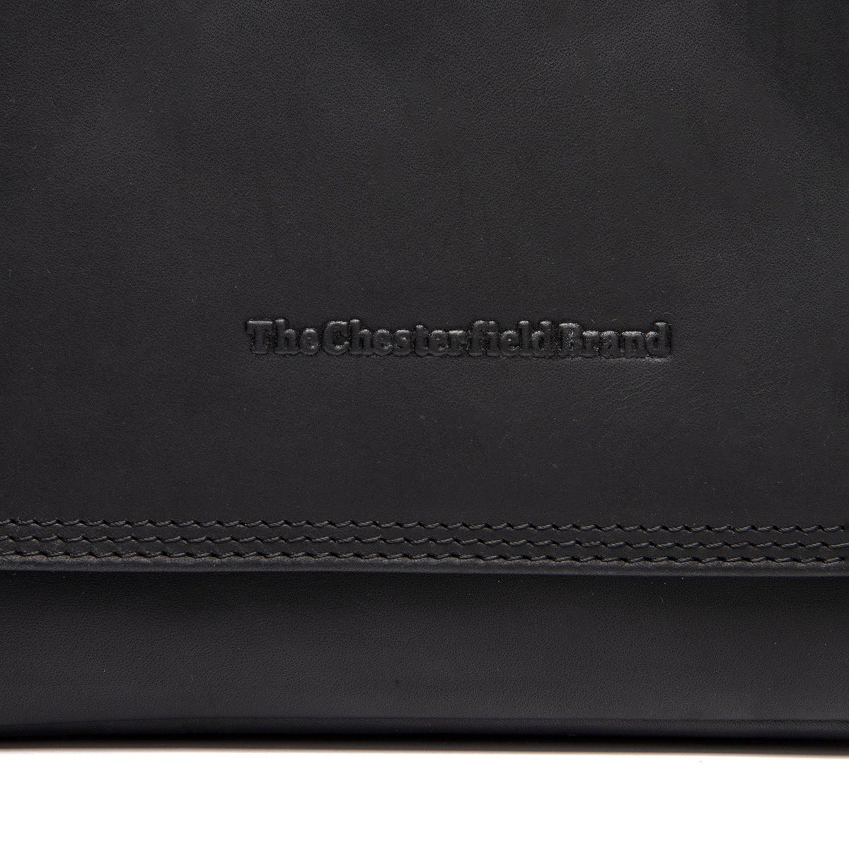 
Classic 100% Full-Grain leather Bag - Вид сзади с усиленными кожаными ремнями и прострочкой