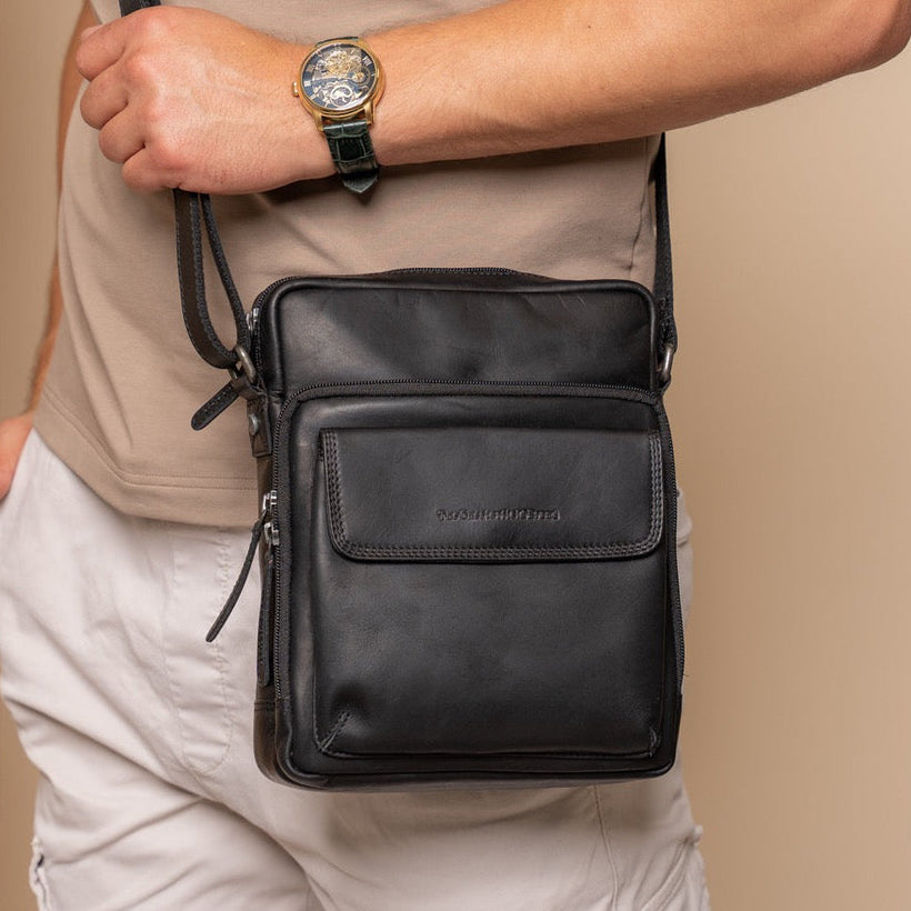 Montira Full-Grain Leather Crossbody Bag мужская