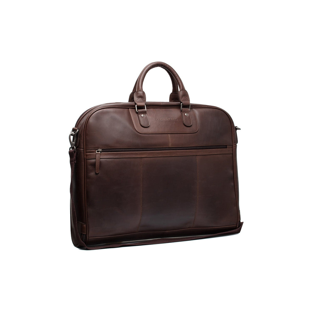
Leather Garment Bag Josh из классической 100% цельнозерновой кожи - Вид спереди и приталенный силуэт | Купить в официальном онлайн-магазине