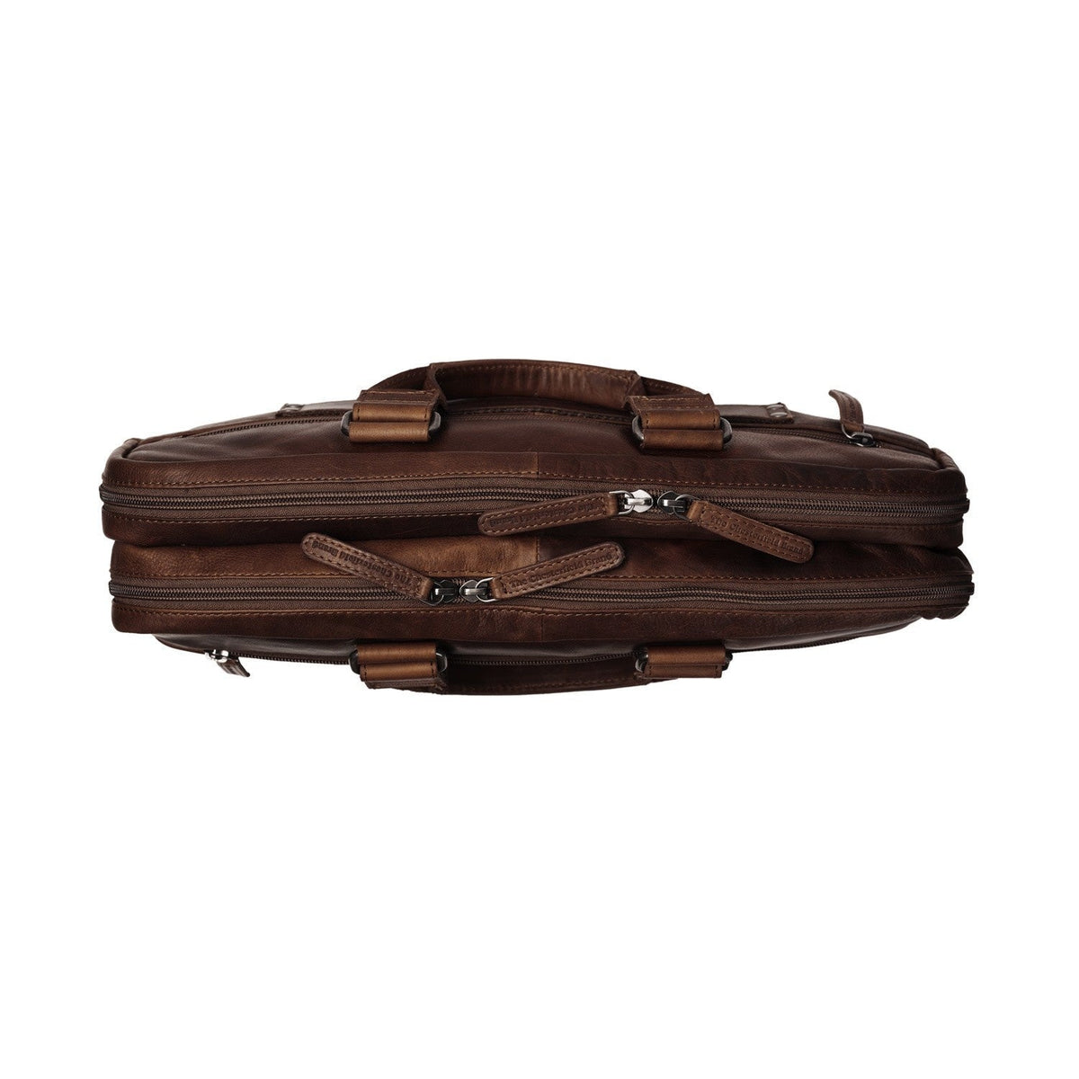 
Brown Leather Laptop Bag Seth, detail view 4