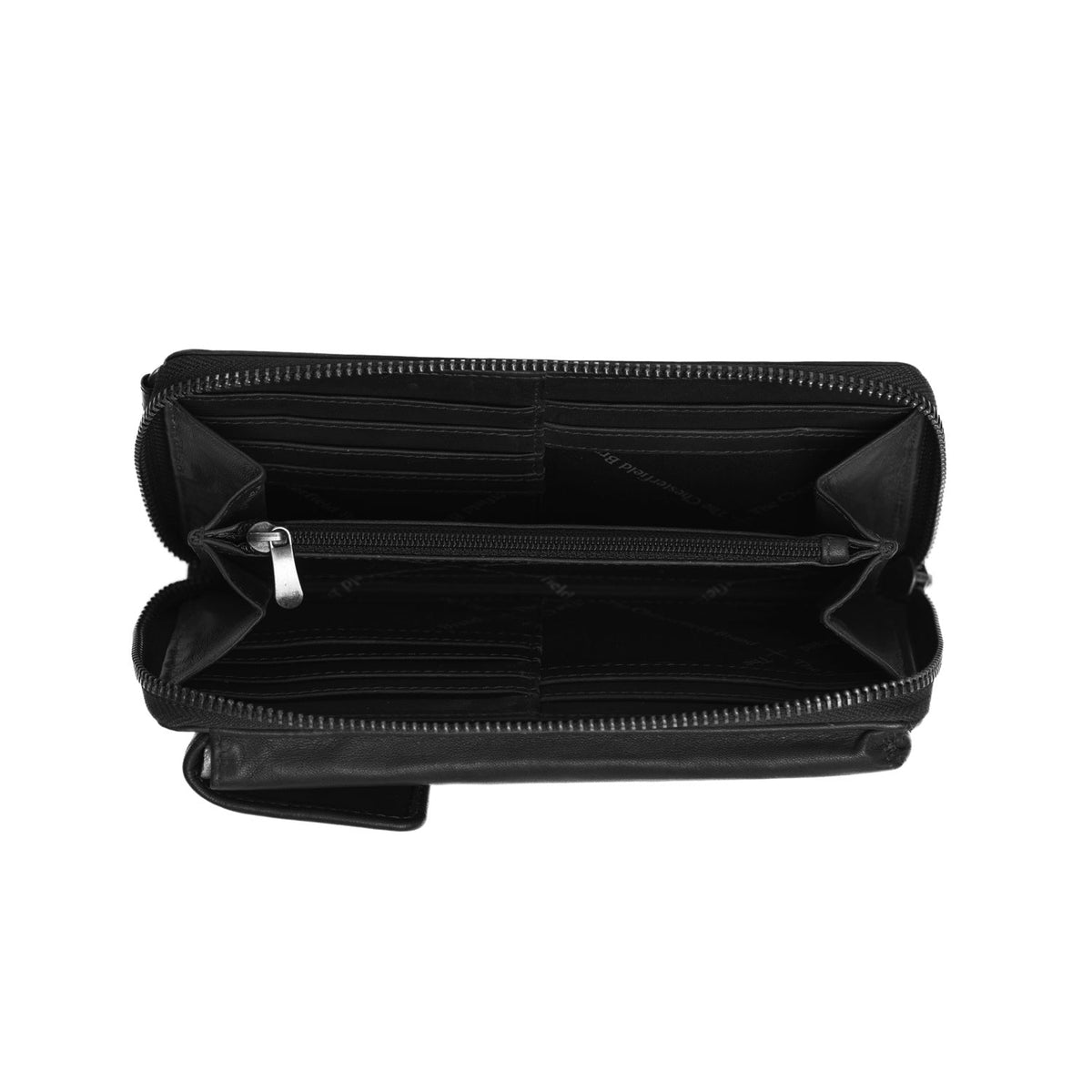 
Malaga Цельнозерновая кожа Phone Bag - Вид сбоку, демонстрирующий эргономичный крой рукава