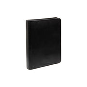 Leather Portfolio Moreton in Classic 100% Full-Grain Leather - Front Profile View &amp; Tailored Silhouette | Buy Online