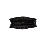 
Solid Antique Brass Hardware & Heavy-Duty Dual Zipper Detail on Fidenza Кожаная сумка через плечо