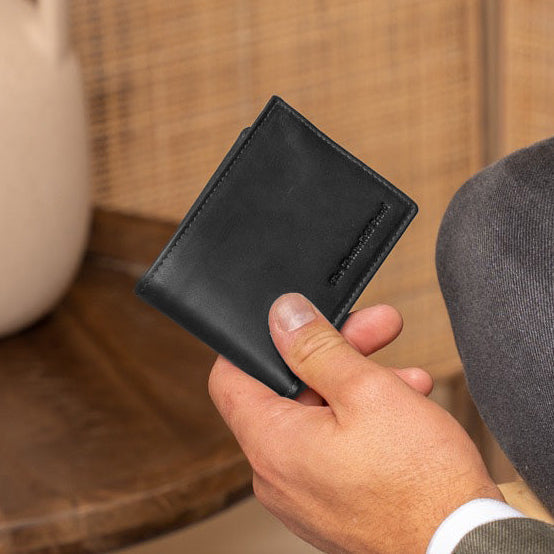 Enzo Full-Grain Leather Wallet мужская