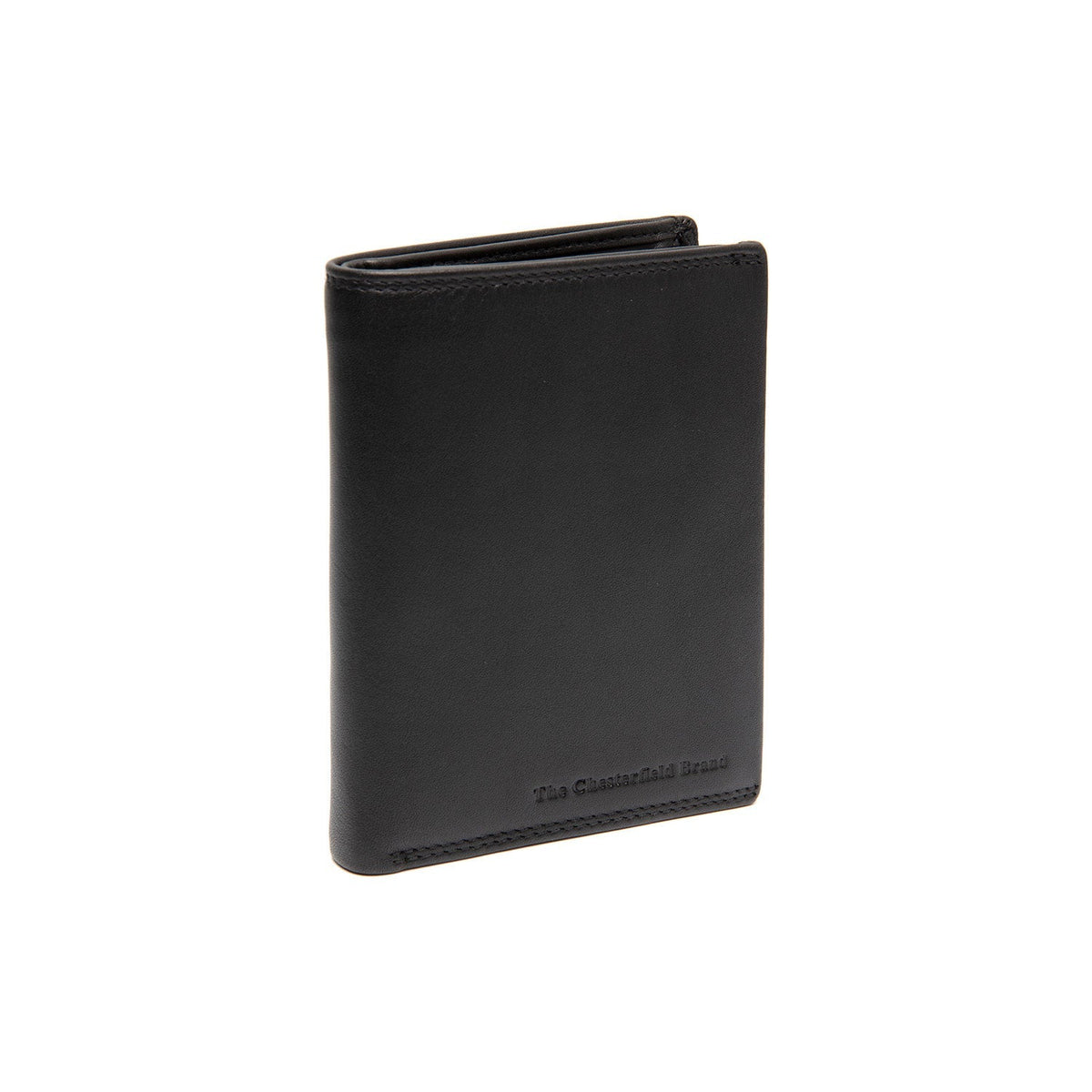 Hanson Full-Grain Leather Wallet in Classic 100% Full-Grain Leather - Full Exterior Front Profile View | Buy Online