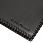 Solid Antique Brass Hardware &amp; Heavy-Duty Dual Zipper Detail on Lynnwood Full-Grain Leather Wallet