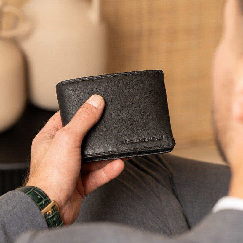 Stephens Full-Grain Leather Wallet мужская