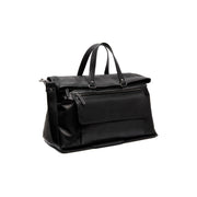Lazio Full-Grain Leather Weekender Bag in Classic 100% Full-Grain Leather - Full Exterior Front Profile View | Buy Online