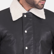 
Authentic Goatskin Leather with Semi-aniline Finish Grain Texture & Heavy-Duty Seam Stitching Detail