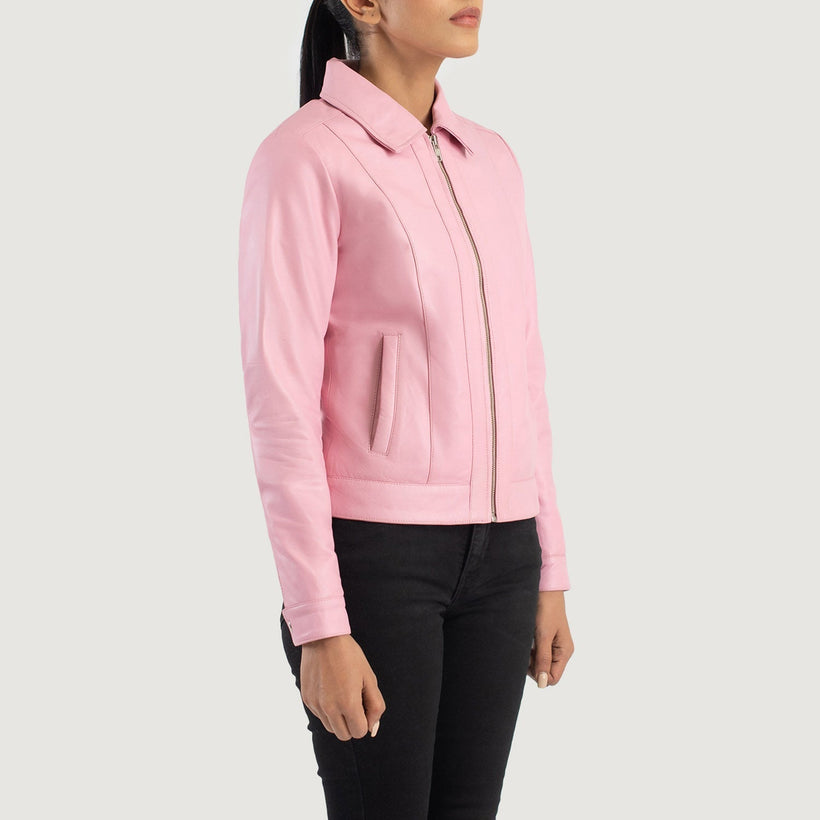 Vixen Classic Collar Кожаная куртка женская