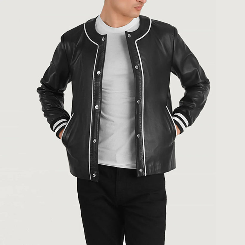 Willis Varsity Кожаная куртка для Мужчин